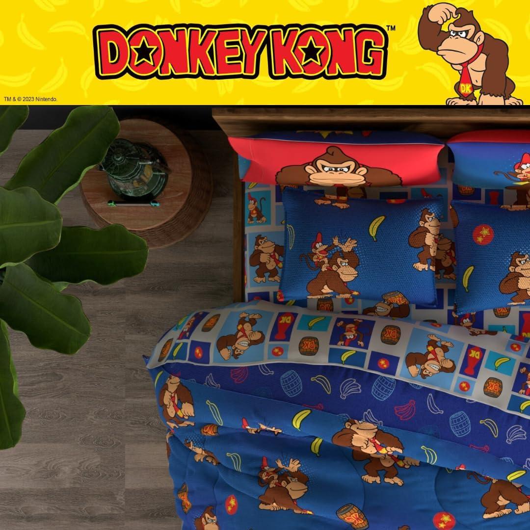 image:imageTransformers Optimus Prime Super Soft Comforter and Sheet Set with Sham 4 Piece Twin Size Official Licensed Product by Franco CollectiblesRed Donkey Kong