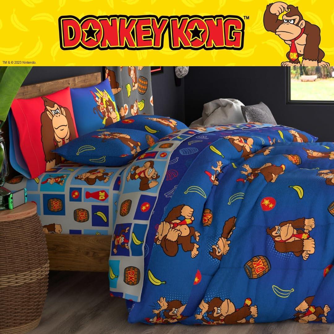 image:imageTransformers Optimus Prime Super Soft Comforter and Sheet Set with Sham 4 Piece Twin Size Official Licensed Product by Franco CollectiblesRed Donkey Kong