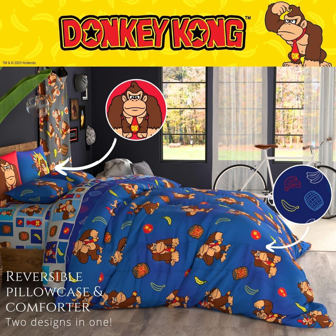 image:imageTransformers Optimus Prime Super Soft Comforter and Sheet Set with Sham 4 Piece Twin Size Official Licensed Product by Franco CollectiblesRed Donkey Kong