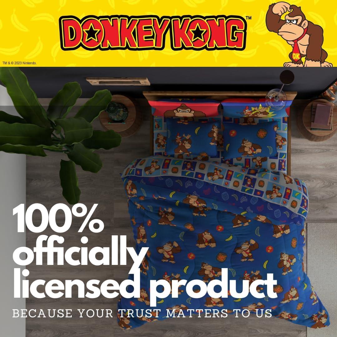 image:imageTransformers Optimus Prime Super Soft Comforter and Sheet Set with Sham 4 Piece Twin Size Official Licensed Product by Franco CollectiblesRed Donkey Kong