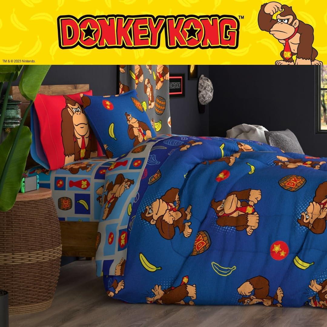 image:imageTransformers Optimus Prime Super Soft Comforter and Sheet Set with Sham 4 Piece Twin Size Official Licensed Product by Franco CollectiblesRed Donkey Kong