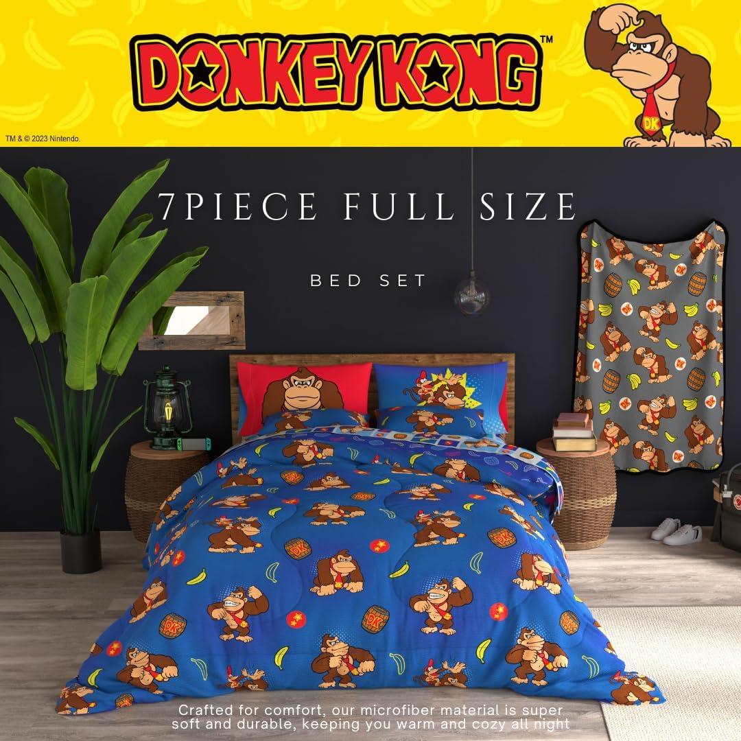 image:imageTransformers Optimus Prime Super Soft Comforter and Sheet Set with Sham 4 Piece Twin Size Official Licensed Product by Franco CollectiblesRed Donkey Kong
