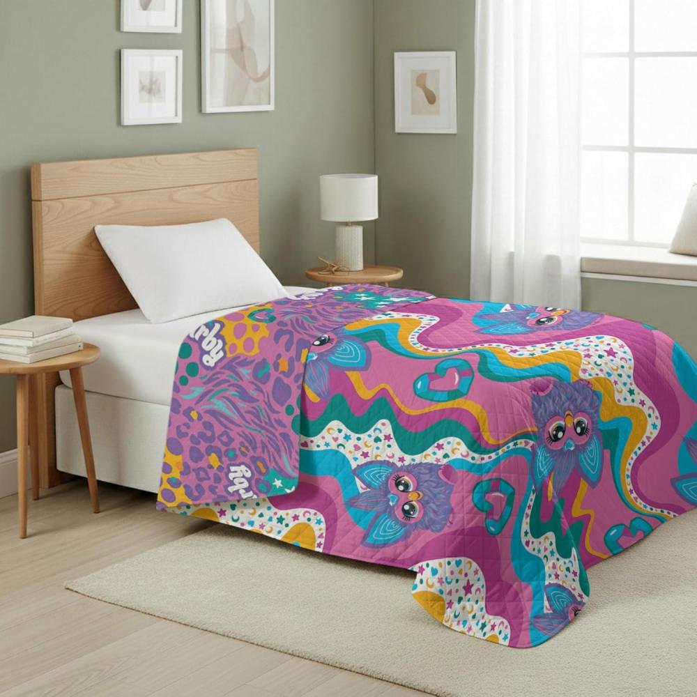 image:imageNorthwest Transformers Logo Quilted Blanket Comfy Throw Adults Boys Girls Soft Lightweight Bedding for Bed or Couch 60 x 80 inchesFurby World