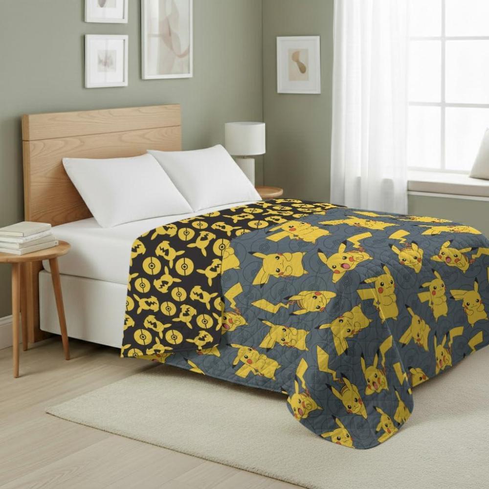 image:imageNorthwest Transformers Logo Quilted Blanket Comfy Throw Adults Boys Girls Soft Lightweight Bedding for Bed or Couch 60 x 80 inchesPikachu Poke Ball
