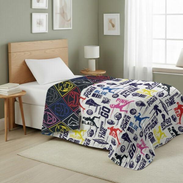 image:imageNorthwest Transformers Logo Quilted Blanket Comfy Throw Adults Boys Girls Soft Lightweight Bedding for Bed or Couch 60 x 80 inchesPower Ranger Core