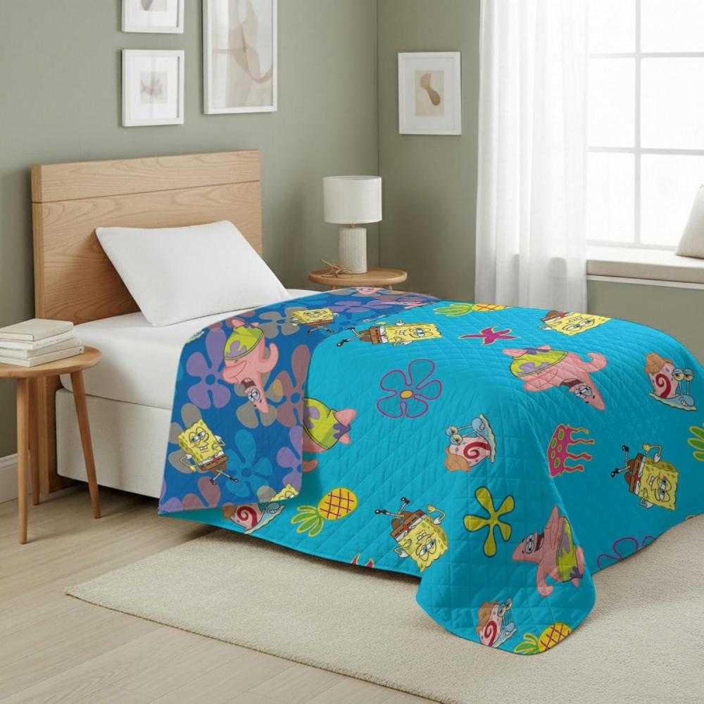 image:imageNorthwest Transformers Logo Quilted Blanket Comfy Throw Adults Boys Girls Soft Lightweight Bedding for Bed or Couch 60 x 80 inchesTropical Waltz