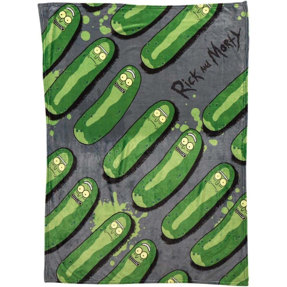 image:imageTransformers Megatron Bedding Super Soft Throw Glow in The Dark Blanket 46 in x 60 in Official Licensed Product by Franco CollectiblesRick Morty