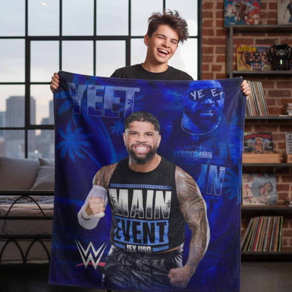 image:imageTransformers Megatron Bedding Super Soft Throw  Glow in The Dark Blanket  46 in x 60 in Official Licensed Product by Franco CollectiblesWwe  Jey Uso