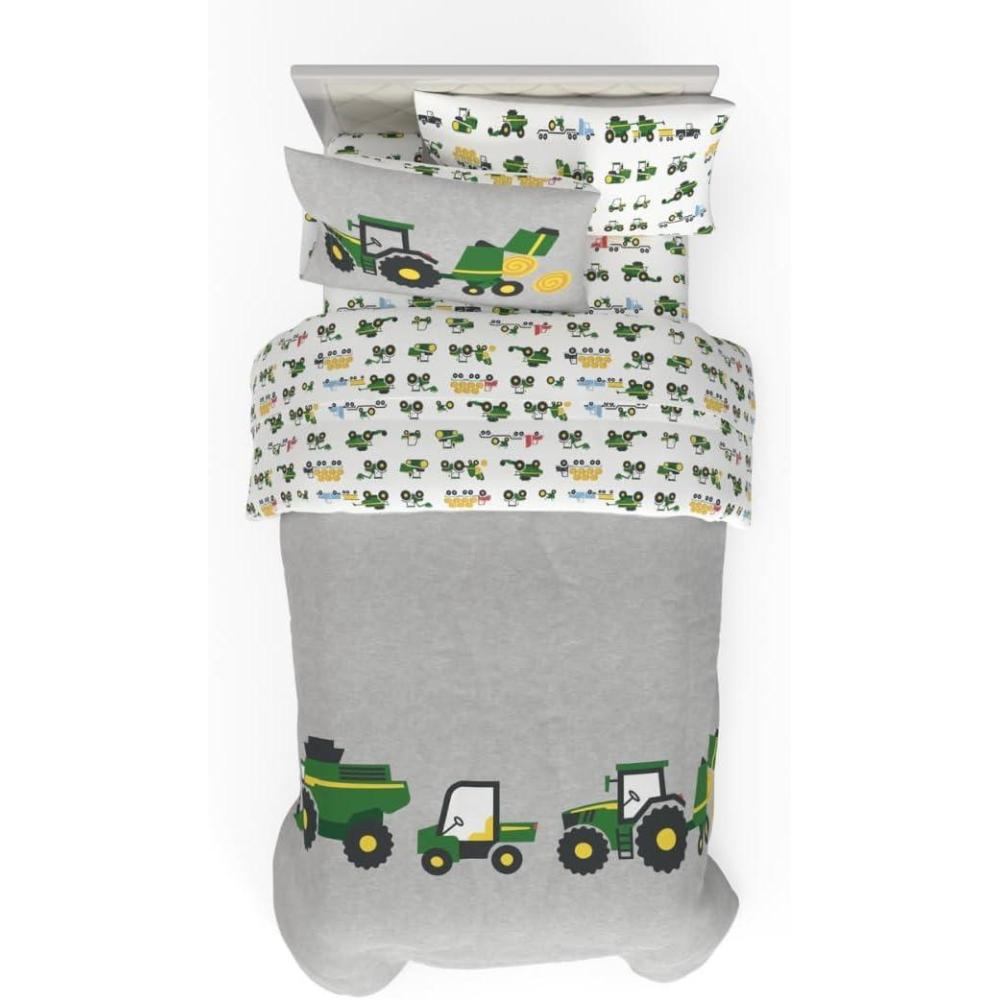 image:imageTransformers Optimus Prime Super Soft Comforter and Sheet Set with Sham 4 Piece Twin Size Official Licensed Product by Franco CollectiblesGreen John Deere