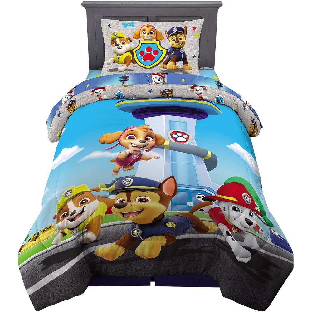 image:imageTransformers Optimus Prime Super Soft Comforter and Sheet Set with Sham 4 Piece Twin Size Official Licensed Product by Franco CollectiblesPaw Patrol