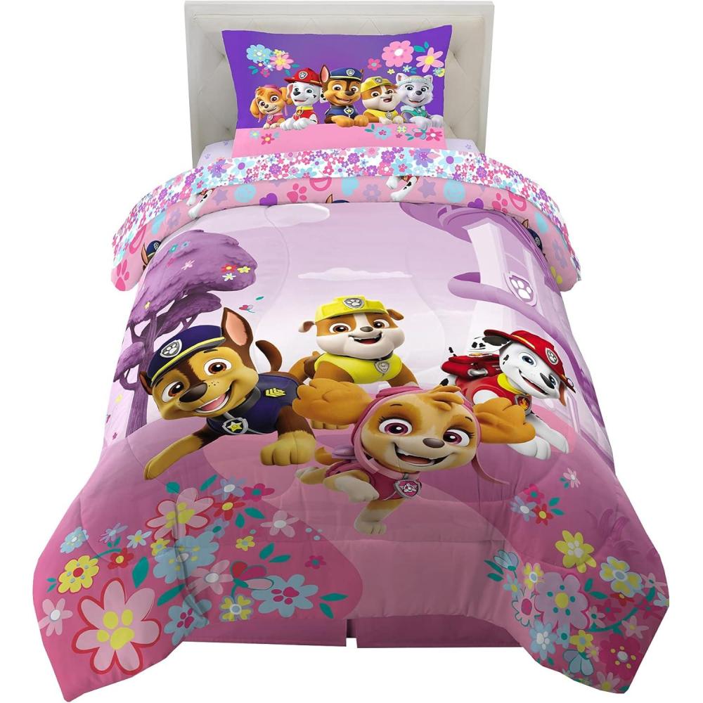 image:imageTransformers Optimus Prime Super Soft Comforter and Sheet Set with Sham 4 Piece Twin Size Official Licensed Product by Franco CollectiblesPaw Patrol Girl Skye