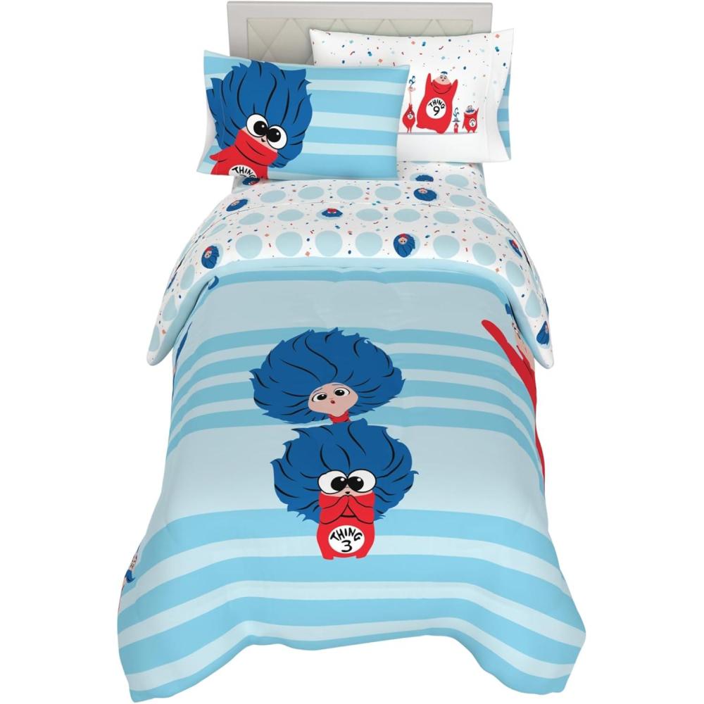 image:imageTransformers Optimus Prime Super Soft Comforter and Sheet Set with Sham 4 Piece Twin Size Official Licensed Product by Franco CollectiblesThe Cat in the Hat Movie