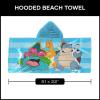Northwest Transformers Autobots Roll Out Youth Hooded Bath, Pool or Beach Towel, Swim Poncho, Absorbent Quick-Dry Beach Cover-Up, for Boys & Girls, 22 x 51 inches(Pokemon Group Shot)