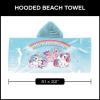 Northwest Transformers Autobots Roll Out Youth Hooded Bath, Pool or Beach Towel, Swim Poncho, Absorbent Quick-Dry Beach Cover-Up, for Boys & Girls, 22 x 51 inches(My Little Pony Classic Ponies)
