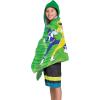 Northwest Transformers Autobots Roll Out Youth Hooded Bath, Pool or Beach Towel, Swim Poncho, Absorbent Quick-Dry Beach Cover-Up, for Boys & Girls, 22 x 51 inches(Power Rangers Power Burst)