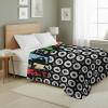 Northwest Transformers Logo Quilted Blanket, Comfy Throw, Adults Boys Girls, Soft Lightweight Bedding for Bed, or Couch, 60 x 80 inches(Animated Magic)