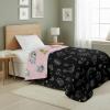 Northwest Transformers Logo Quilted Blanket, Comfy Throw, Adults Boys Girls, Soft Lightweight Bedding for Bed, or Couch, 60 x 80 inches(Dino Stars)
