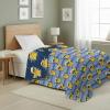 Northwest Transformers Logo Quilted Blanket, Comfy Throw, Adults Boys Girls, Soft Lightweight Bedding for Bed, or Couch, 60 x 80 inches(Electric Captain)
