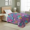 Northwest Transformers Logo Quilted Blanket, Comfy Throw, Adults Boys Girls, Soft Lightweight Bedding for Bed, or Couch, 60 x 80 inches(Furby World)
