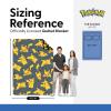 Northwest Transformers Logo Quilted Blanket, Comfy Throw, Adults Boys Girls, Soft Lightweight Bedding for Bed, or Couch, 60 x 80 inches(Pikachu Poke Ball)