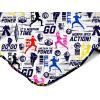 Northwest Transformers Logo Quilted Blanket, Comfy Throw, Adults Boys Girls, Soft Lightweight Bedding for Bed, or Couch, 60 x 80 inches(Power Ranger Core)