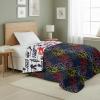 Northwest Transformers Logo Quilted Blanket, Comfy Throw, Adults Boys Girls, Soft Lightweight Bedding for Bed, or Couch, 60 x 80 inches(Power Ranger Core)