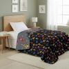 Northwest Transformers Logo Quilted Blanket, Comfy Throw, Adults Boys Girls, Soft Lightweight Bedding for Bed, or Couch, 60 x 80 inches(Rangers and Helmets)