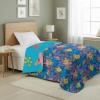 Northwest Transformers Logo Quilted Blanket, Comfy Throw, Adults Boys Girls, Soft Lightweight Bedding for Bed, or Couch, 60 x 80 inches(Tropical Waltz)