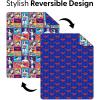 Northwest Transformers Logo Quilted Blanket, Comfy Throw, Adults Boys Girls, Soft Lightweight Bedding for Bed, or Couch, 60 x 80 inches(Wonder Pop)
