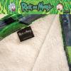Transformers Megatron Bedding Super Soft Throw – Glow in The Dark Blanket – 46 in x 60 in, (Official Licensed Product) by Franco Collectibles(Rick & Morty)