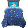 Transformers Optimus Prime Super Soft Comforter and Sheet Set with Sham, 4 Piece Twin Size, (Official Licensed Product) by Franco Collectibles(Baby Shark)