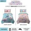 Transformers Optimus Prime Super Soft Comforter and Sheet Set with Sham, 4 Piece Twin Size, (Official Licensed Product) by Franco Collectibles(Gabby’s Dollhouse)