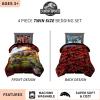 Transformers Optimus Prime Super Soft Comforter and Sheet Set with Sham, 4 Piece Twin Size, (Official Licensed Product) by Franco Collectibles(Jurassic World)