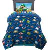 Transformers Optimus Prime Super Soft Comforter and Sheet Set with Sham, 4 Piece Twin Size, (Official Licensed Product) by Franco Collectibles(Mario)