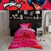 Transformers Optimus Prime Super Soft Comforter and Sheet Set with Sham, 4 Piece Twin Size, (Official Licensed Product) by Franco Collectibles(Miraculous Ladybug)