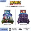 Transformers Optimus Prime Super Soft Comforter and Sheet Set with Sham, 4 Piece Twin Size, (Official Licensed Product) by Franco Collectibles(Multicolour)