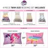 Transformers Optimus Prime Super Soft Comforter and Sheet Set with Sham, 4 Piece Twin Size, (Official Licensed Product) by Franco Collectibles(My Little Pony)