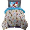 Transformers Optimus Prime Super Soft Comforter and Sheet Set with Sham, 4 Piece Twin Size, (Official Licensed Product) by Franco Collectibles(Paw Patrol)