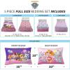 Transformers Optimus Prime Super Soft Comforter and Sheet Set with Sham, 4 Piece Twin Size, (Official Licensed Product) by Franco Collectibles(Paw Patrol Girls)