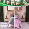 Transformers Optimus Prime Super Soft Comforter and Sheet Set with Sham, 4 Piece Twin Size, (Official Licensed Product) by Franco Collectibles(Pink & Green – the Wizard of Oz)