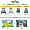 Transformers Optimus Prime Super Soft Comforter and Sheet Set with Sham, 4 Piece Twin Size, (Official Licensed Product) by Franco Collectibles(Pokemon)