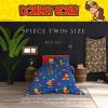 Transformers Optimus Prime Super Soft Comforter and Sheet Set with Sham, 4 Piece Twin Size, (Official Licensed Product) by Franco Collectibles(Red – Donkey Kong)