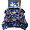Transformers Optimus Prime Super Soft Comforter and Sheet Set with Sham, 4 Piece Twin Size, (Official Licensed Product) by Franco Collectibles(Sonic the Hedgehog)