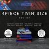 Transformers Optimus Prime Super Soft Comforter and Sheet Set with Sham, 4 Piece Twin Size, (Official Licensed Product) by Franco Collectibles(Sonic the Hedgehog 3)