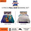 Transformers Optimus Prime Super Soft Comforter and Sheet Set with Sham, 4 Piece Twin Size, (Official Licensed Product) by Franco Collectibles(Space Jam 2 a New Legacy)
