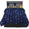 Transformers Optimus Prime Super Soft Comforter and Sheet Set with Sham, 4 Piece Twin Size, (Official Licensed Product) by Franco Collectibles(Wwe – on the Canvas)