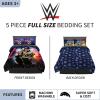 Transformers Optimus Prime Super Soft Comforter and Sheet Set with Sham, 4 Piece Twin Size, (Official Licensed Product) by Franco Collectibles(Wwe – on the Canvas)