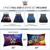 Transformers Optimus Prime Super Soft Comforter and Sheet Set with Sham, 4 Piece Twin Size, (Official Licensed Product) by Franco Collectibles(Wwe – on the Canvas)