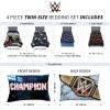 Transformers Optimus Prime Super Soft Comforter and Sheet Set with Sham, 4 Piece Twin Size, (Official Licensed Product) by Franco Collectibles(Wwe Armageddon)
