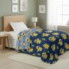 Northwest Transformers Logo Quilted Blanket, Comfy Throw, Adults Boys Girls, Soft Lightweight Bedding for Bed, or Couch, 60 x 80 inches(Electric Captain)